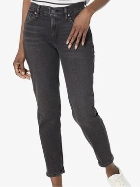 NWT Lauren Ralph Lauren Relaxed Taper Comfort Stretch Jeans Black Size 31 / 12